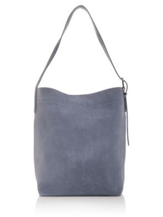 Madewell Handbags - NWT Madewell Essential Bucket Tote Bag, Slate / Grayish Blue, Work/Travel